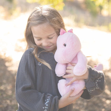 World'S Softest Plush Pink Dino, Lushee, Large, 16'' Stuffed Animal For Baby, Toddler, Kids, Adults - Dino Plush Toy-Adorable To