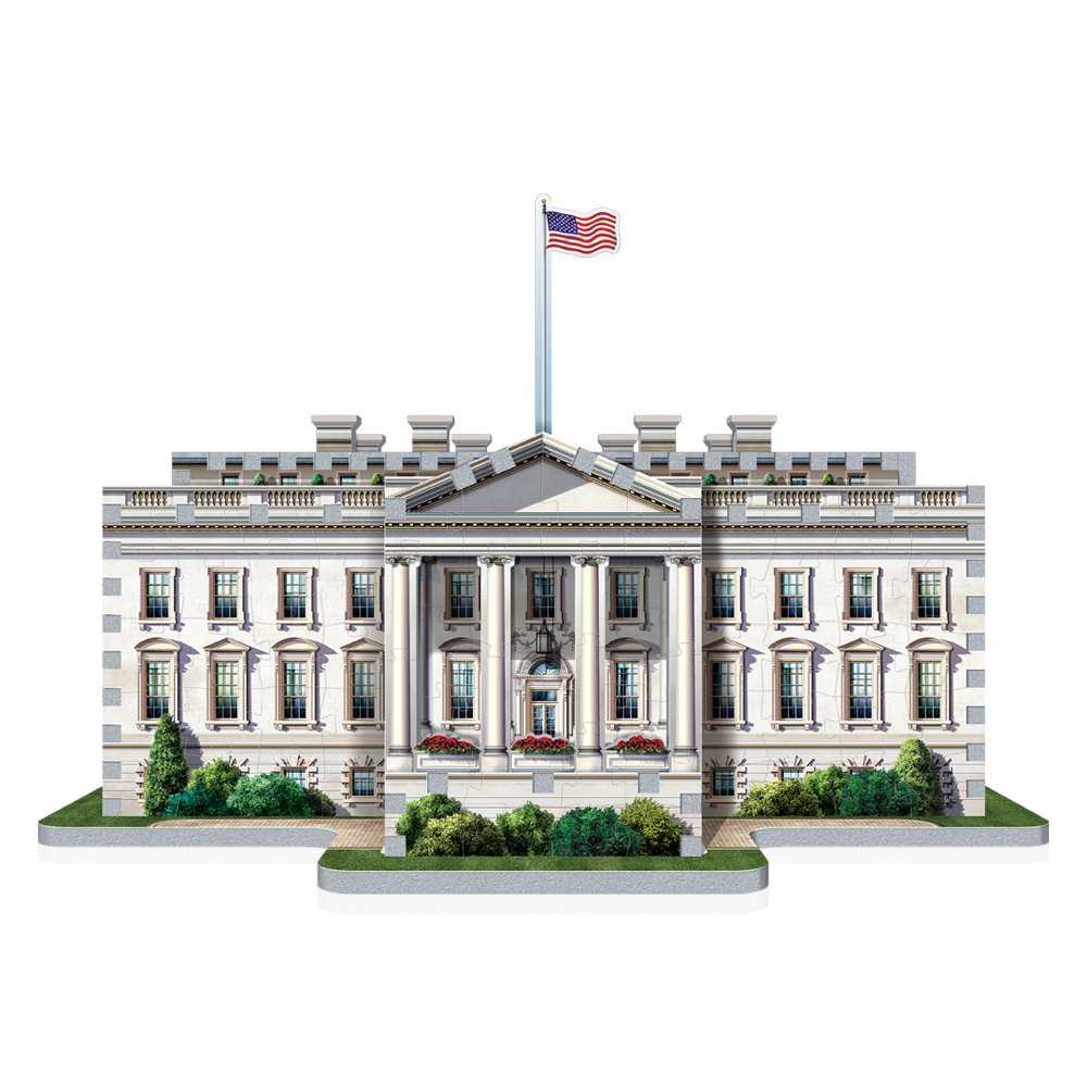 Wrebbit 3D The White House - 3D Jigsaw Puzzle (490 Pieces) (W3D-1007)