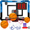 Loiley Basketball Hoop Indoor For Kids Adults With Scorer With 2 Scoring Methods, Door Room Basketball Mini Hoop With 3 Batterie