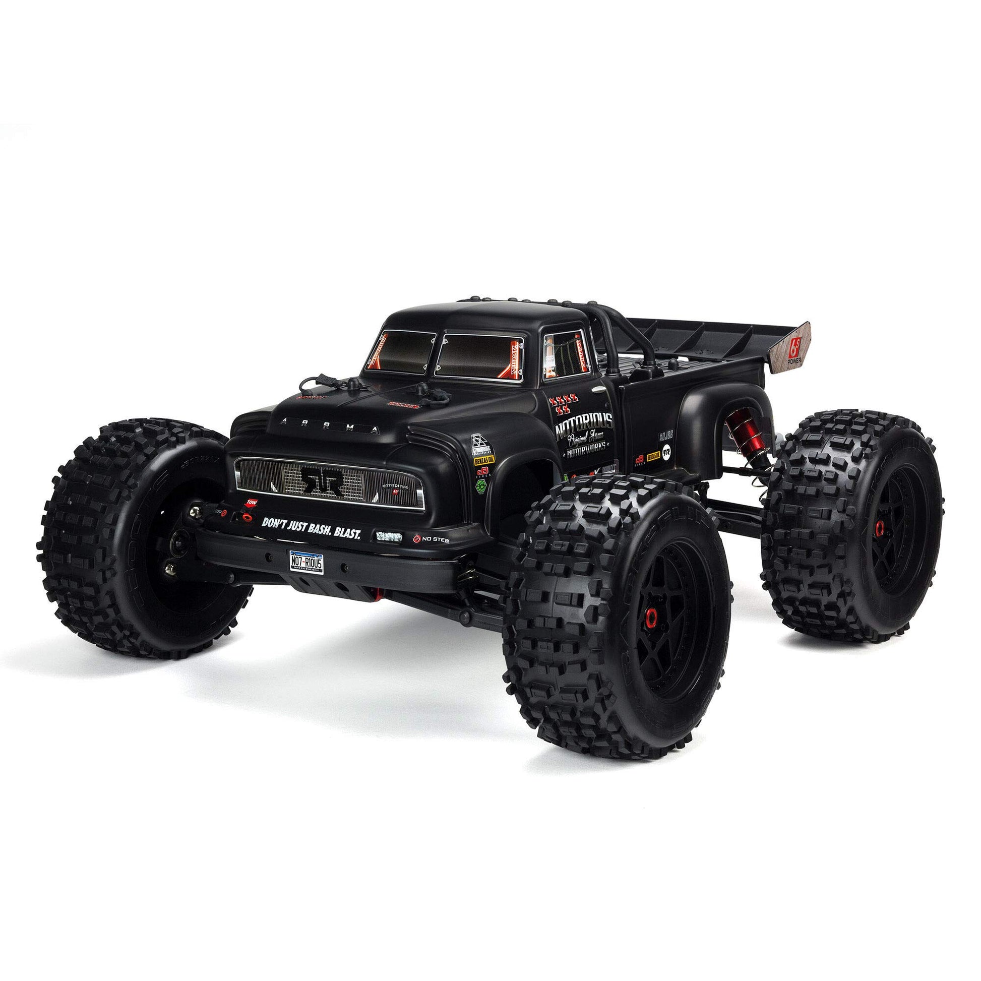 ARRMA 1/8 Notorious 6S V5 4WD BLX Stunt RC Truck with Spektrum Firma RTR (Transmitter and Receiver Included, Batteries and Charg