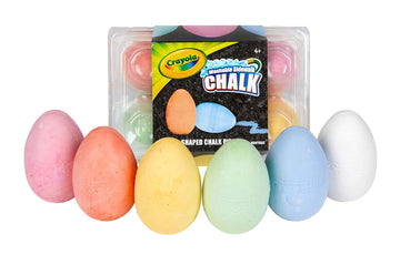 Crayola Chalk 6ct - Assorted Colors, Non-Toxic Chalk, Perfect for Kids' Art Projects, Model 512051