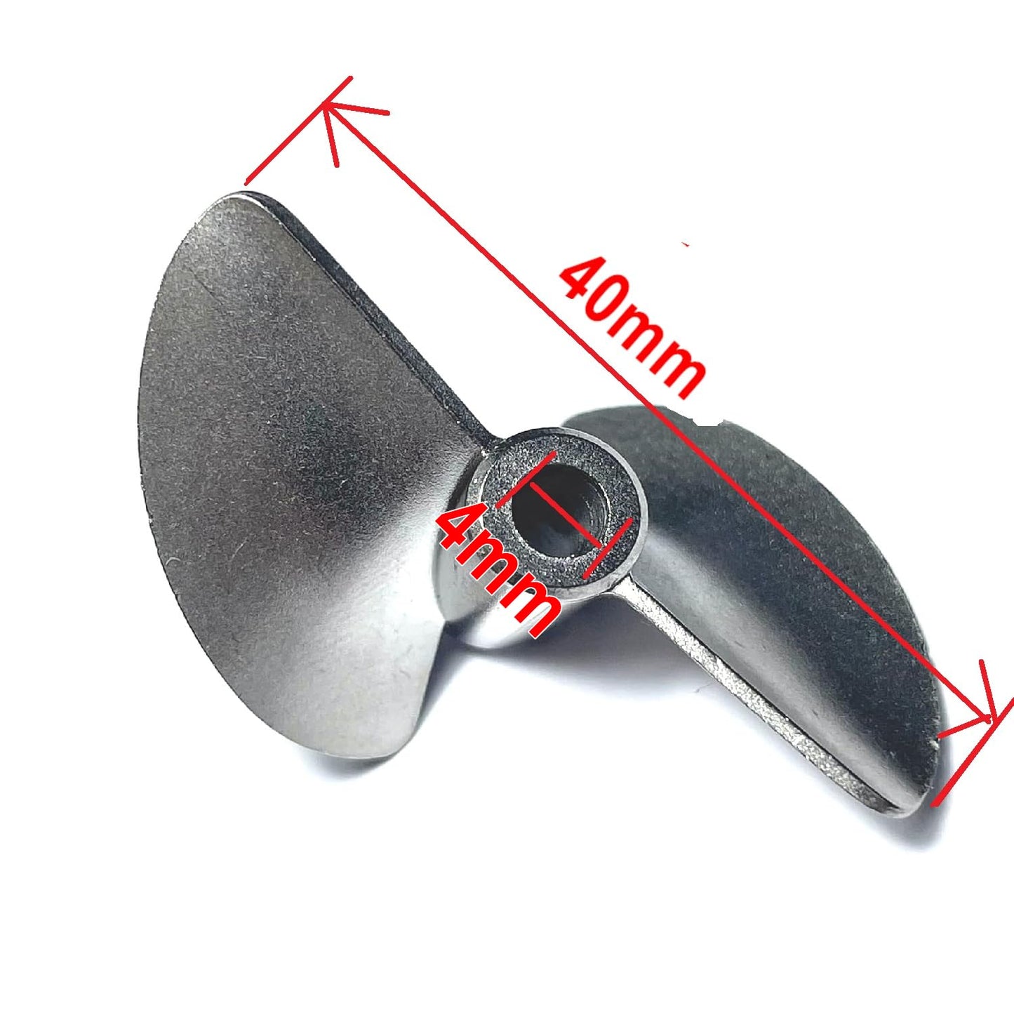 ZDingTech Upgrade Metal Propeller,4mm UDI RC Boat Propeller Parts for UDI Arrow RC Boat Parts,Upgrade Propellers for UDIRC Arrow