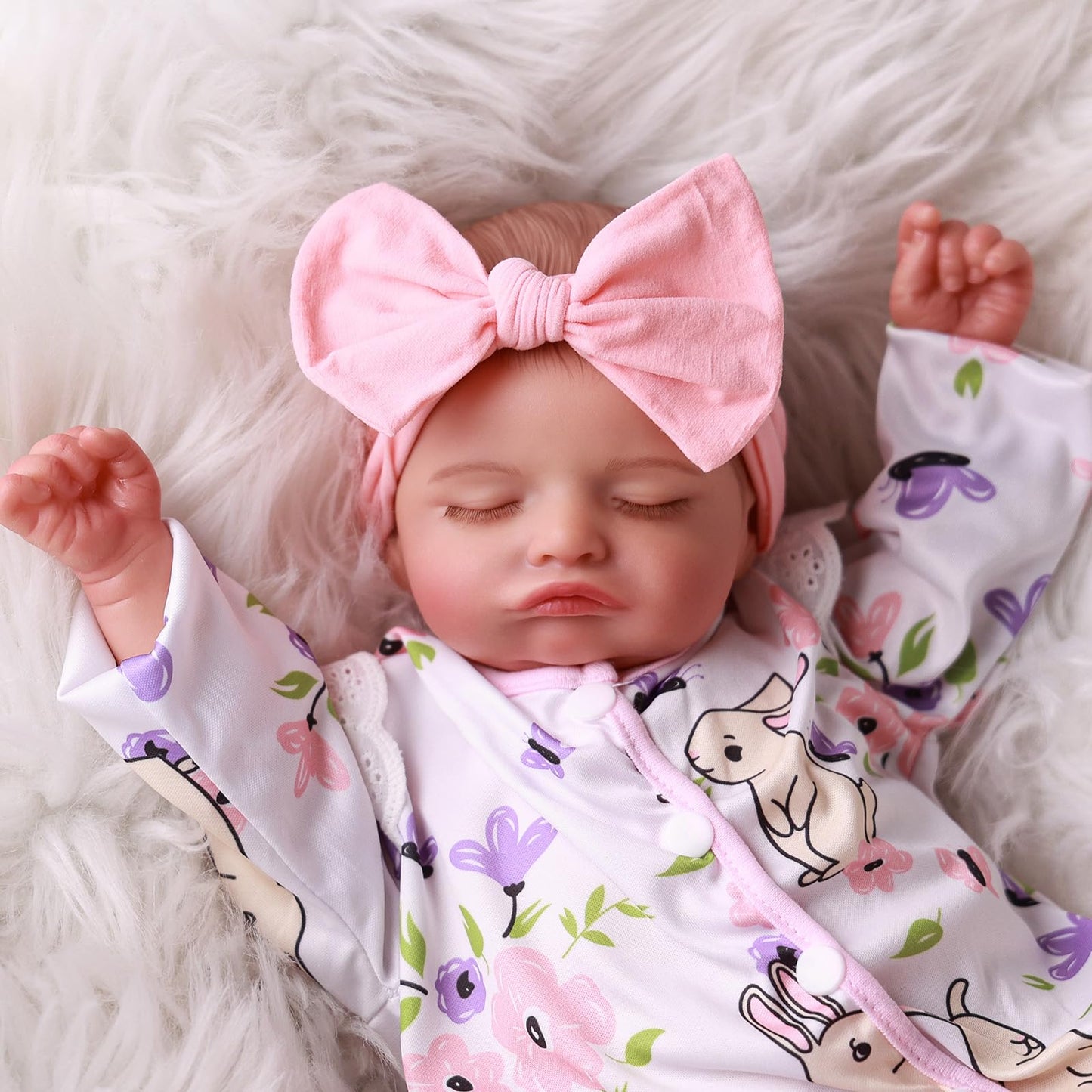 Babeside Lifelike Reborn Baby Dolls Girl - 20 Inch Realistic Newborn Baby Dolls With Poseable Body, Real Life Baby Dolls With Accessories For 3+ Year Old Girls Gifts, Pretend Play, Collection