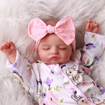 BABESIDE 20-Inch Reborn Baby Doll - Realistic Poseable Vinyl Doll for Girls 3+, Colorful Accessories Included, Model KSRB002CGWA-TC1