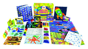 Genius Box Art And Murals Toddler Kit | 8 In 1 Creative Diy Activity Kit | Puzzles Game For Over 5 Years Kids | Fun Learning Toy
