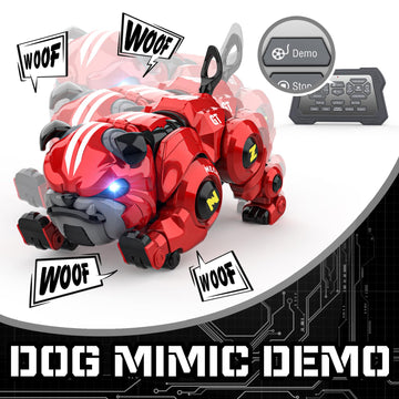 Lterfear Robot Dog For Kids, Remote Control Robot Rechargeable Programing Stunt Robo Dog With Sing, Dance, Touch Function, Robot