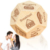 Buffsiss Date Night Dice For Couples, Fun Night Dating Decision Dice,Wooden Couples Dating Dice, Love Dices, Food Decision Dices