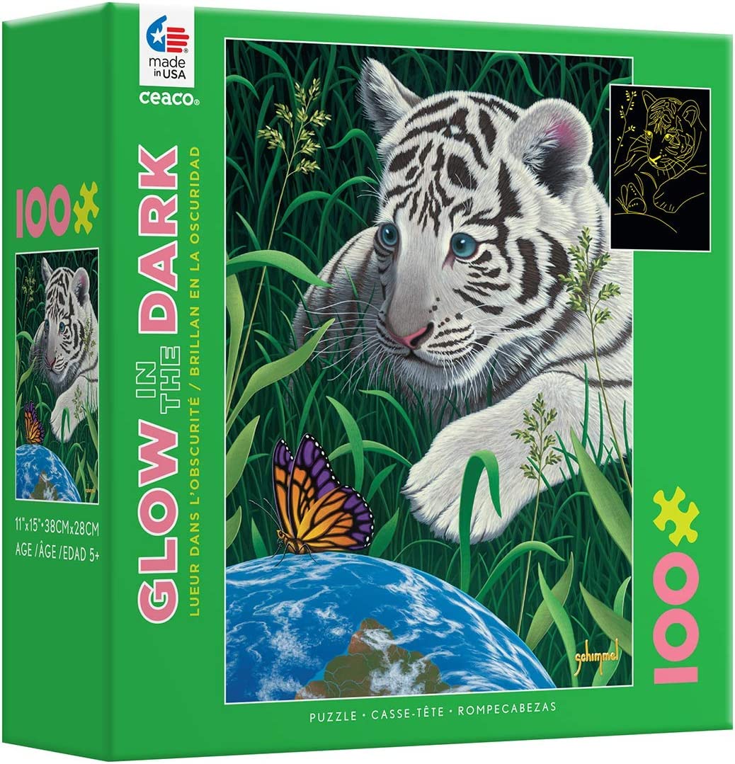 Ceaco - Schimmel Glow-In-The Dark A Touch Of Hope - 100 Piece Jigsaw Puzzle
