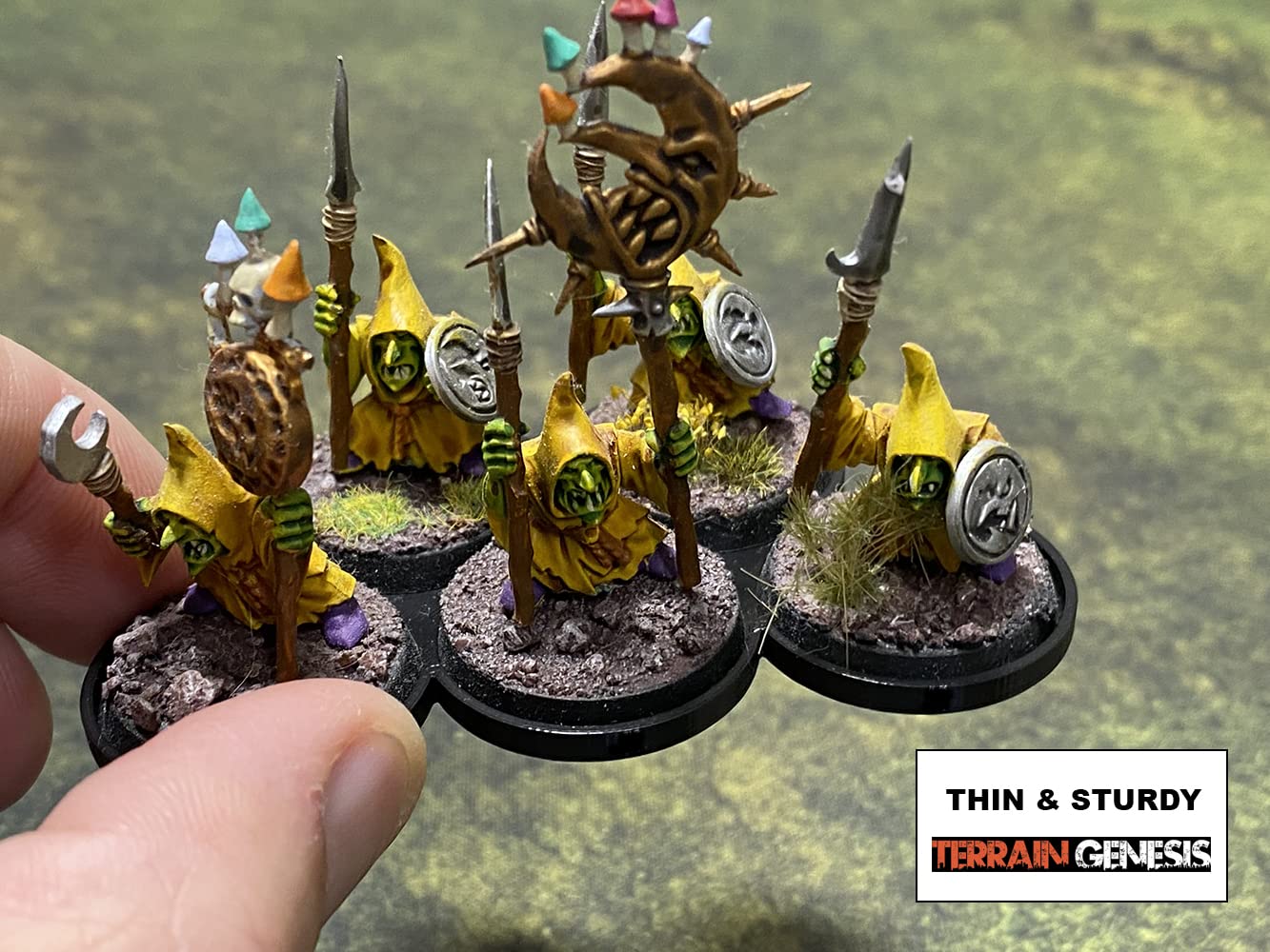 25Mm 5-Model Cloud Formation Movement Tray | Pack Of 8 | Terrain Genesis