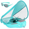 3Months To 48Months 3Rd Swim Mode Standing Stroke Baby Stroller Canopy Mambobaby Non Inflatable Baby Float Swim Trainer Solid Infant Pool Float Swim Ring