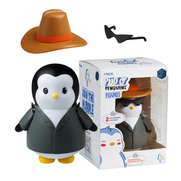 Pudgy Penguins Action Figures (Cowboy Carl) - 5 Inch enhanced Molded Figurine Toy Collectible - Perfect for Your Desk Table or Nightstand