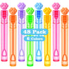 Snln 48Pcs Paw Print Bubble Wands For Kids Toddlers Mini Bubbles Party Favors Small Bubbles Bulk, Valentines Day Easter Wedding
