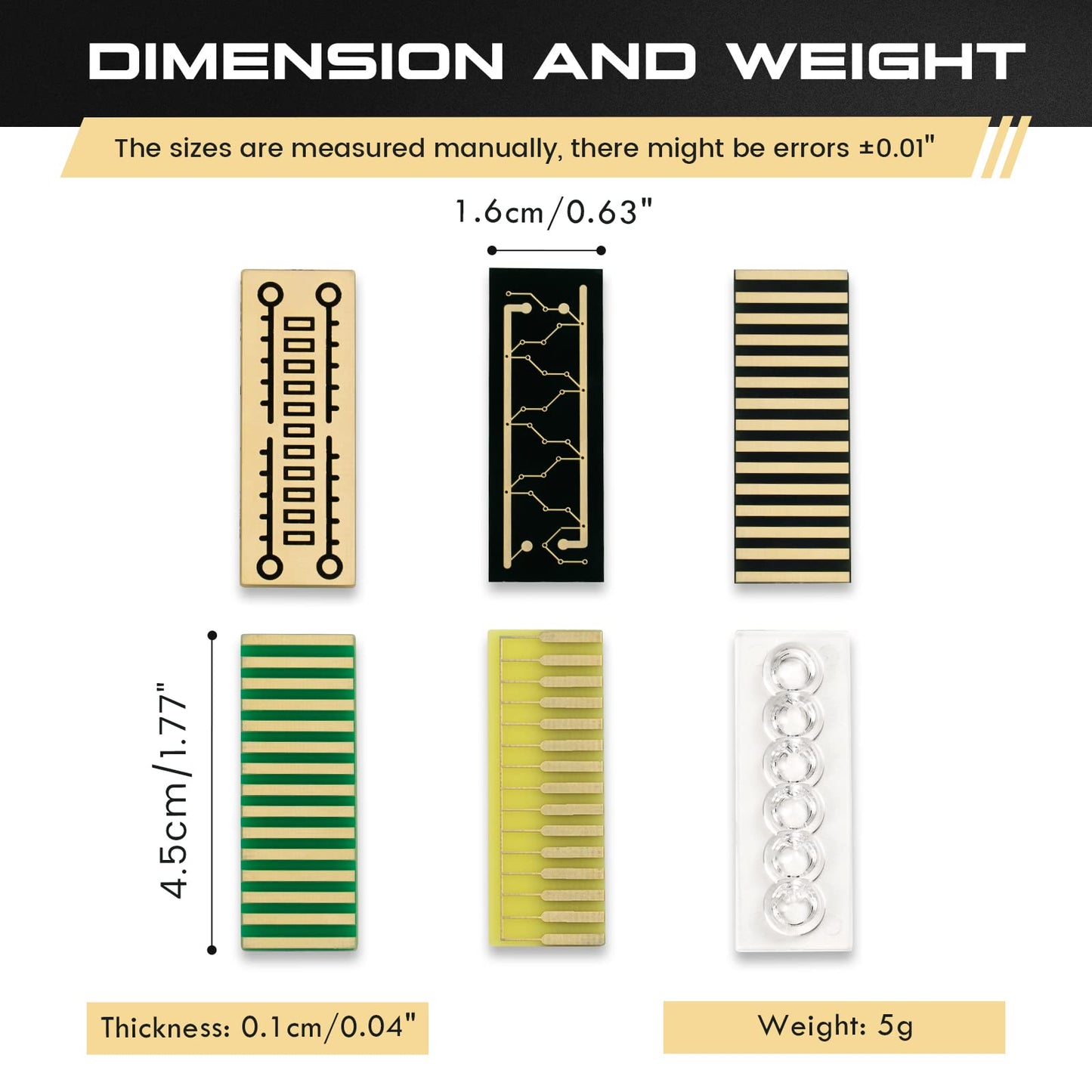 CUSTOM SABER Light Saber Accessories Button Control Box Clamp Cards for Luke Light Saber, DIY Accessories to Build Custom Hilt,