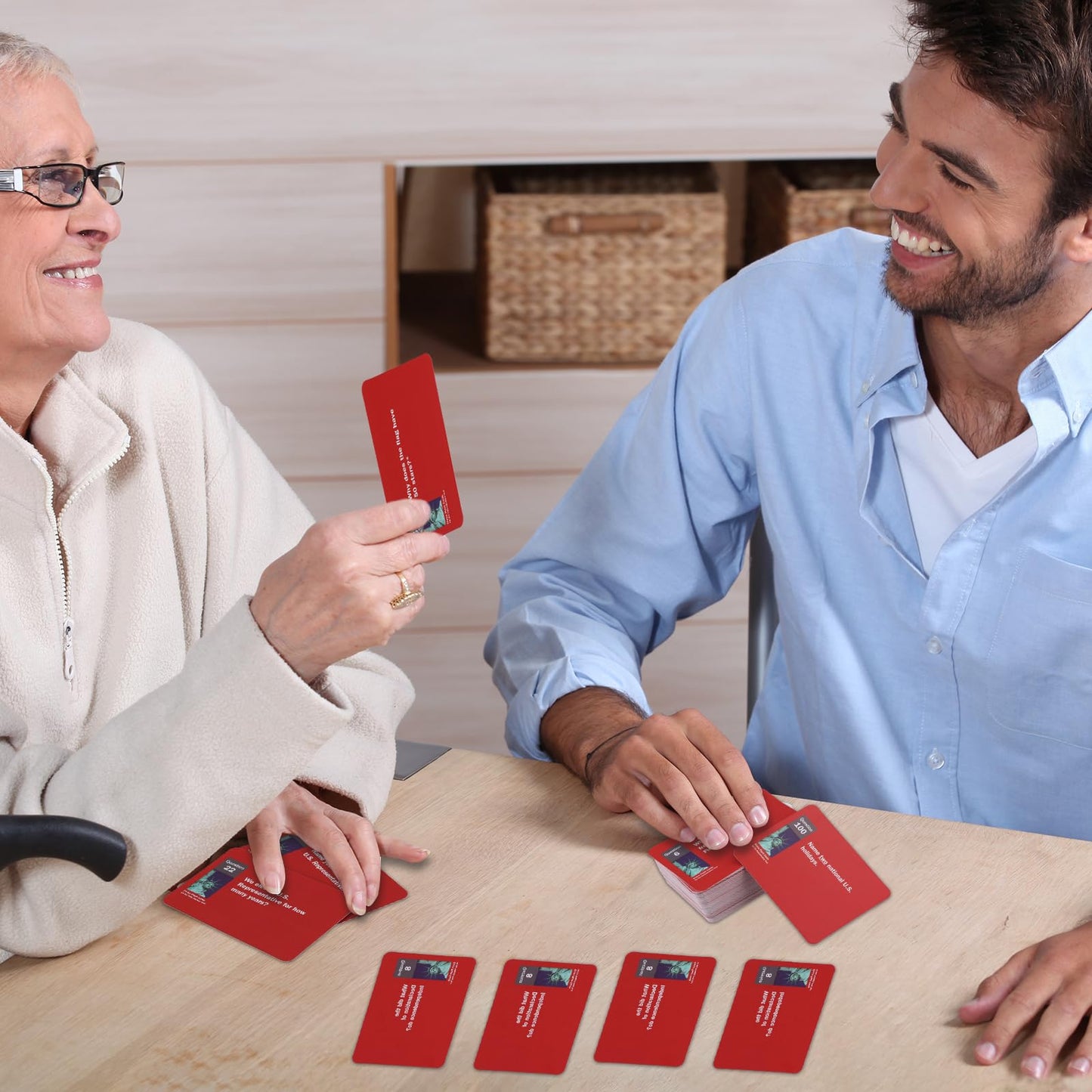 2024 Us Citizenship Flash Cards, 3.74 X 2.6 X 1.7 Inch Naturalization Test Study Guide American Civics 100 Uscis Questions Answe