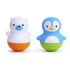 Munchkin Bath Bobbers - Mold Free Bath Toy for Babies & Toddlers, 2 Pack, Multicolor, Polar Bear/Penguin, Model 16104