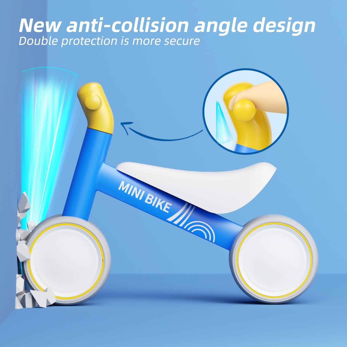 XJD Baby Balance Bikes Bicycle Baby Toys for 1 Year Old Boy Girl 10 Month -36 Months Toddler Bike Infant No Pedal 4 Wheels First