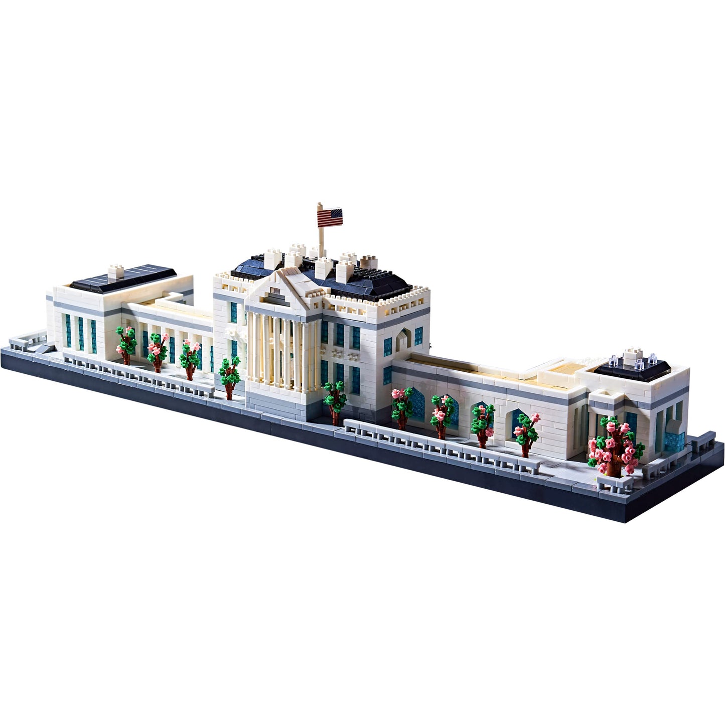 Klmei Architecture Sets For Adults White House U.S. Capital Collection Building Kit Micro Blocks Famous Landmark, Mini Bricks Toys Presents For Kids 3520 Pcs