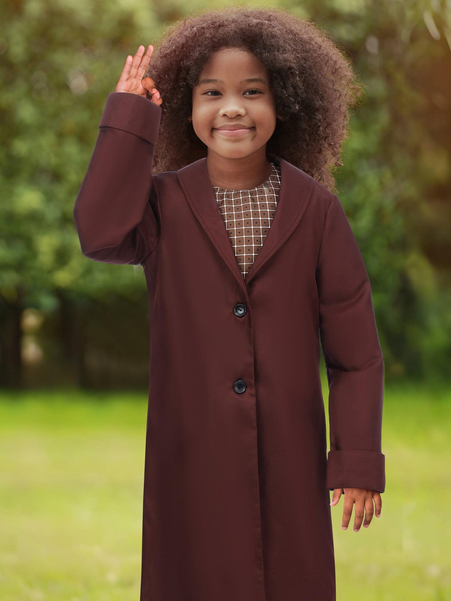 JenPen 4 Pcs American Historical Costume for Girls Civil Rights Female Figures Costume for Halloween School Performance Outfit