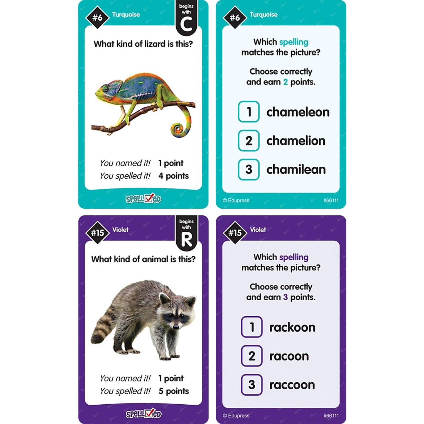 Teacher Created Resources SpellChecked Card Game