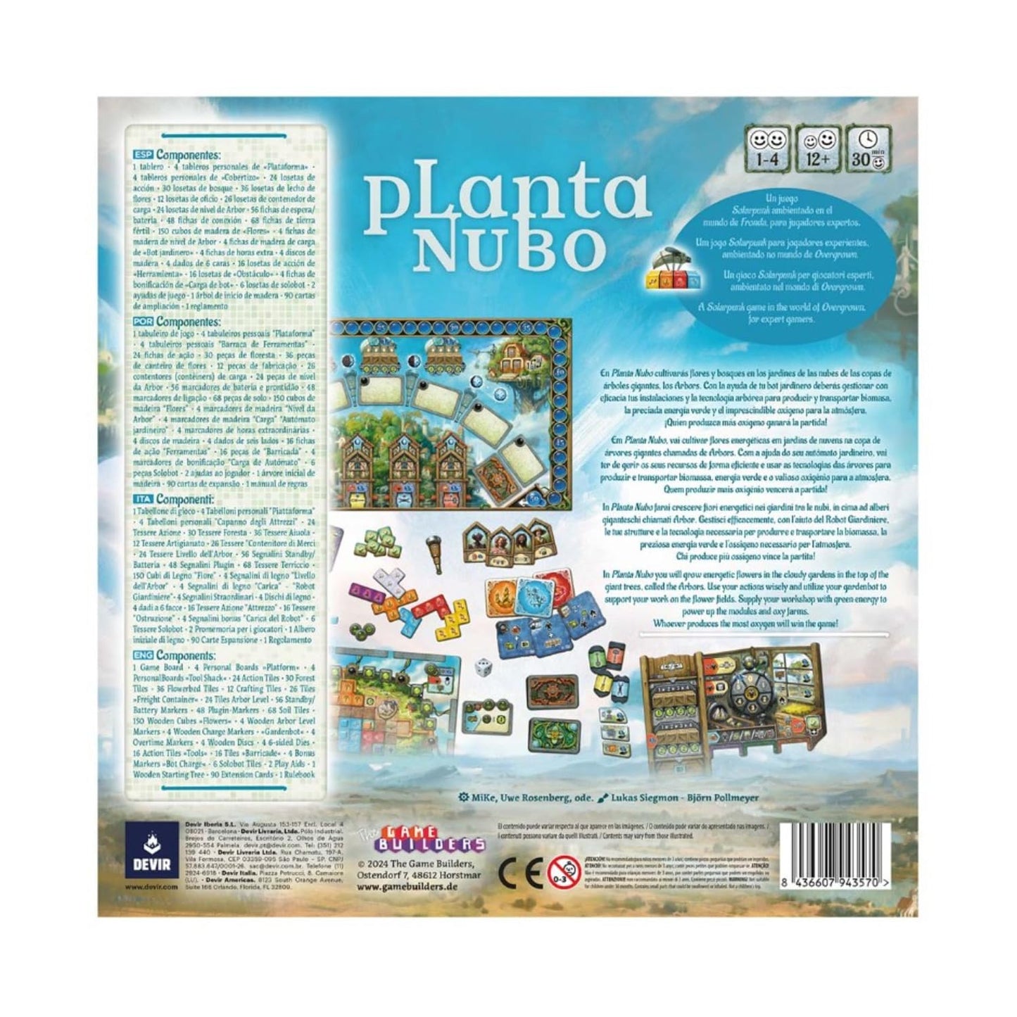 Planta Nubo - Expert:Innenspiel - The Game Builders