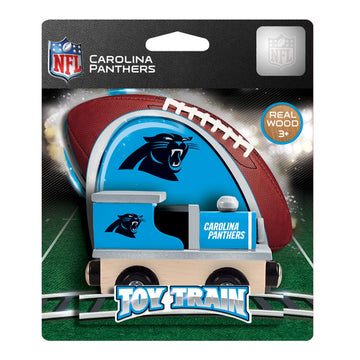 Masterpieces Nfl Carolina Panthers Real Wood Toy Train, For Ages 3+