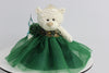KINNEX COLLECTIONS SINCE 1997 20 Quince Anos Quinceanera Last Doll Teddy Bear with Dress (Centerpiece) B16631-33G (Emerald Green