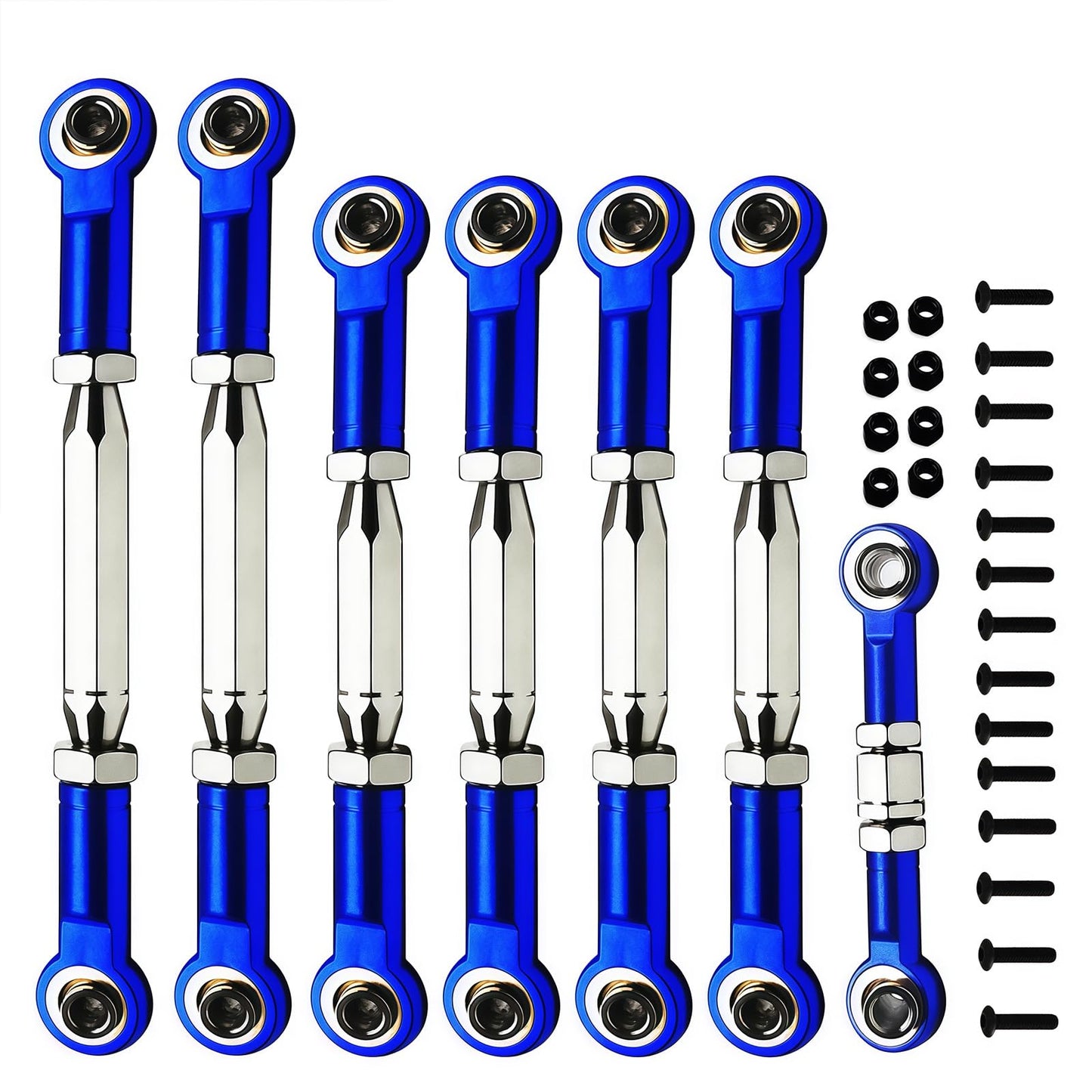 (2025 Upgrade) 78-108Mm Stainless Steel Turnbuckles/Camber Link For 1/10 Traxxas Slash 4X4 Vxl/Rustler 4X4 Vxl/Stampede 4X4 Vxl/