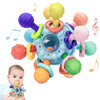 Accevo Baby Teething Toys Silicone Baby Teether Toys For 6-12 Months Chew Toys For Sucking Needs, Baby Teether For Soothing Sore