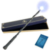 Champwe Light Up Magic Wizard Wand Rechargeable Illuminating Toy For Kids Witch Collection Cosplay Accessories With Spellbook And Gift Box (Root)