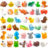 42 Pcs Mini Resin Animals 42 Styles Resin Animals Figurines Bulk for Fairy Garden Miniature Dollhouse Accessories Hide Crafts De