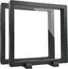 Rechiato 2Pcs Of 3D Floating Display Cases 5.5'' 5.5'' 0.8'', Coin Display Case Coin Holder Coin Display Frame Stand Holder Fo