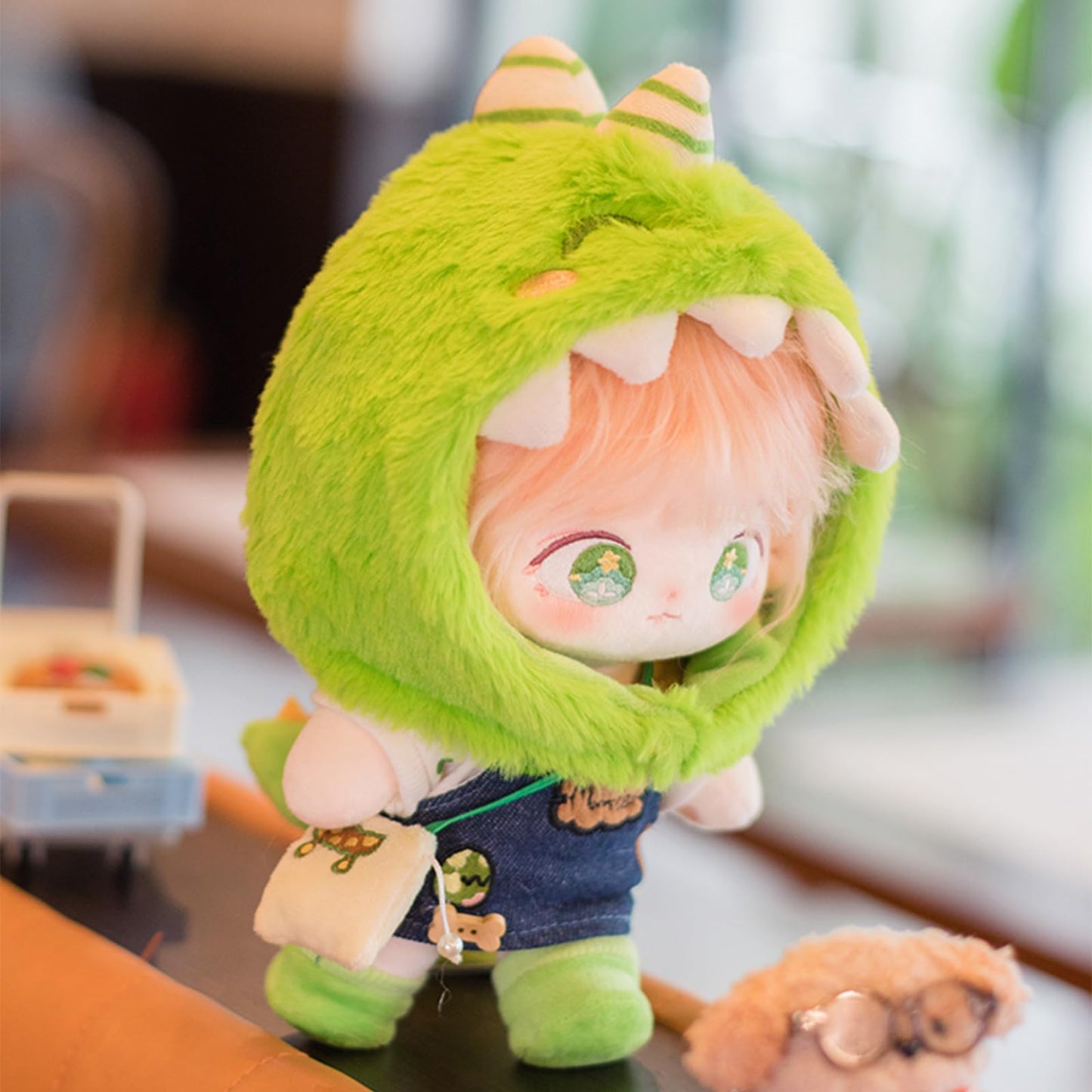 Calembou 20Cm Plush Doll, Cute Soft Stuffed Dress Up Doll With Skeleton, Kawaii Plush Toys For Birthday With Clothes (Taoyaoyao
