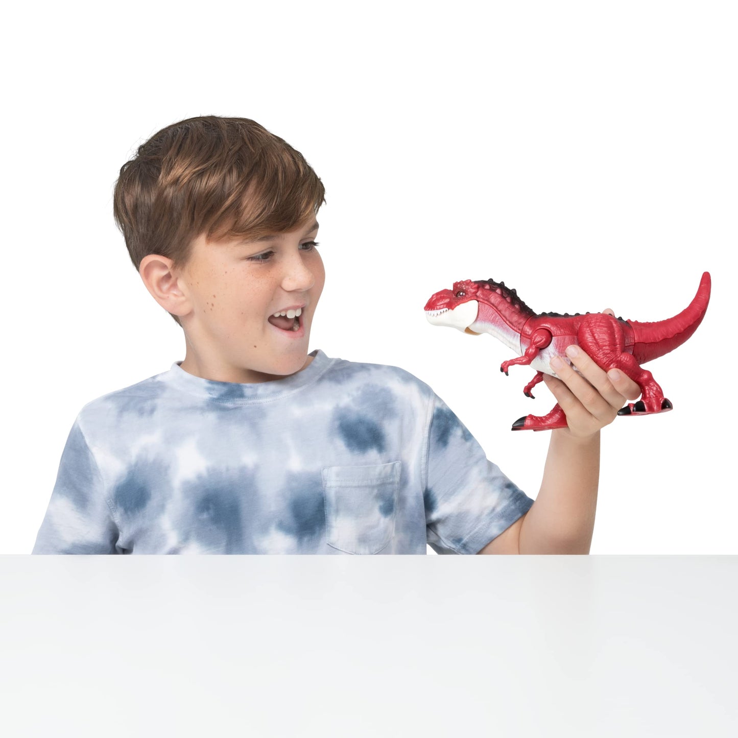 Robo Alive Dino Action T-Rex By Zuru Dinosaur Toys, Real Biting Action, Lifelike Roars Sound, Robotic Interactive Reptile Toy Fo