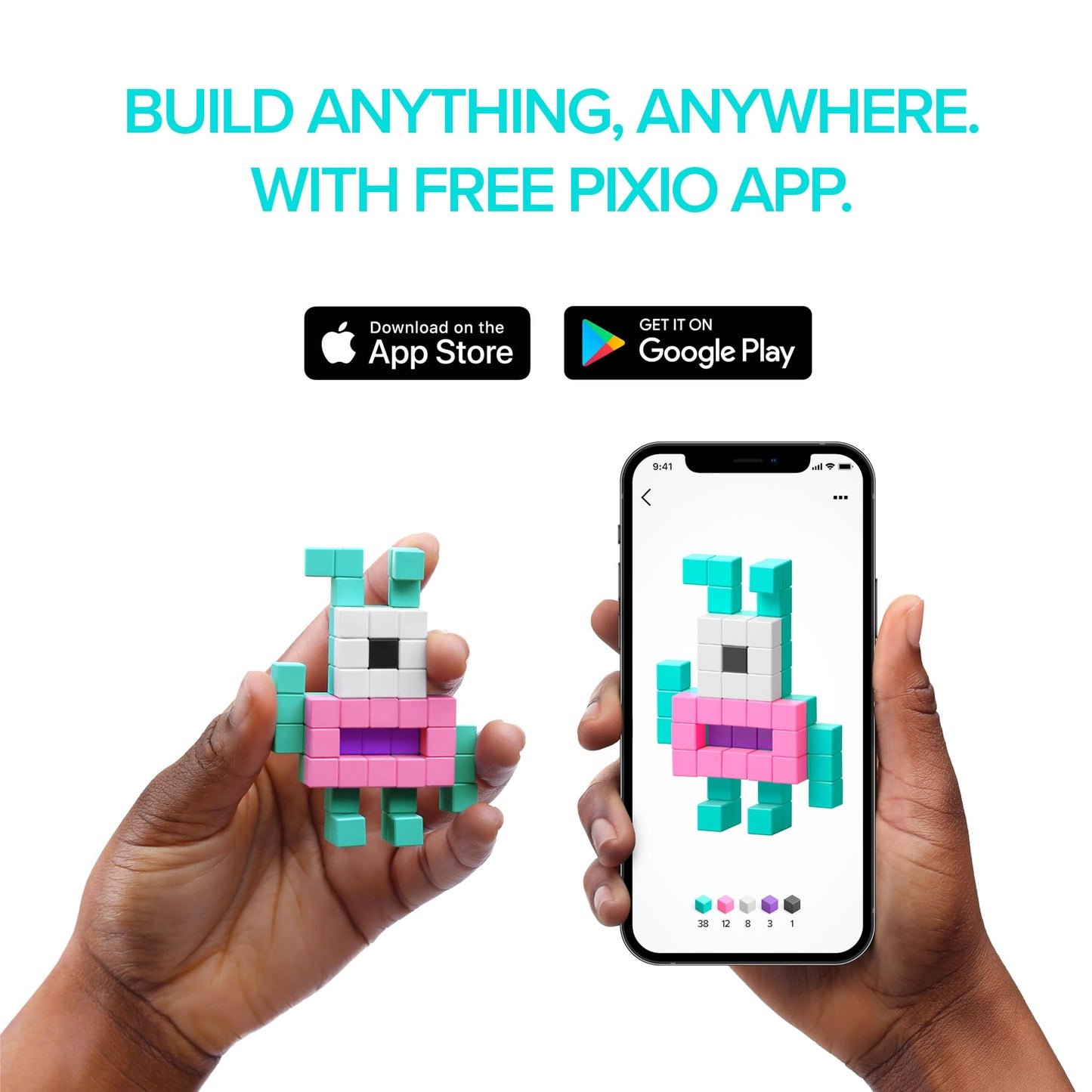 Pixio Flags - Magnetic Building Blocks For Kids Over 6 Years, Pixel Art, Stem Magnet Toys For Kids Ages 8-12, Portable Magnetic Blocks For Creativity - 162 Pcs