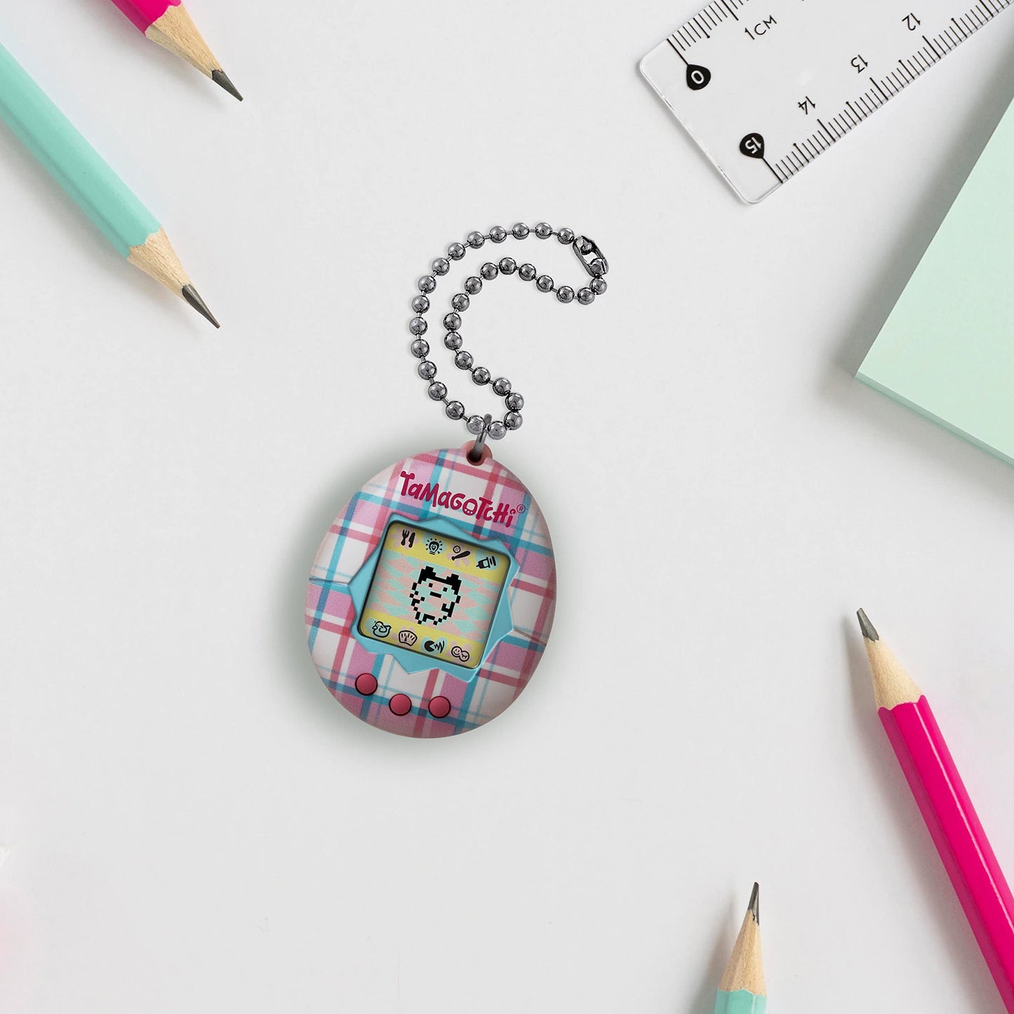 Tamagotchi Original - Plaid (Updated Logo)