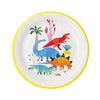 Talking Tables Dinosaur Paper Plate 23Cm 8Pk, Mixed colors