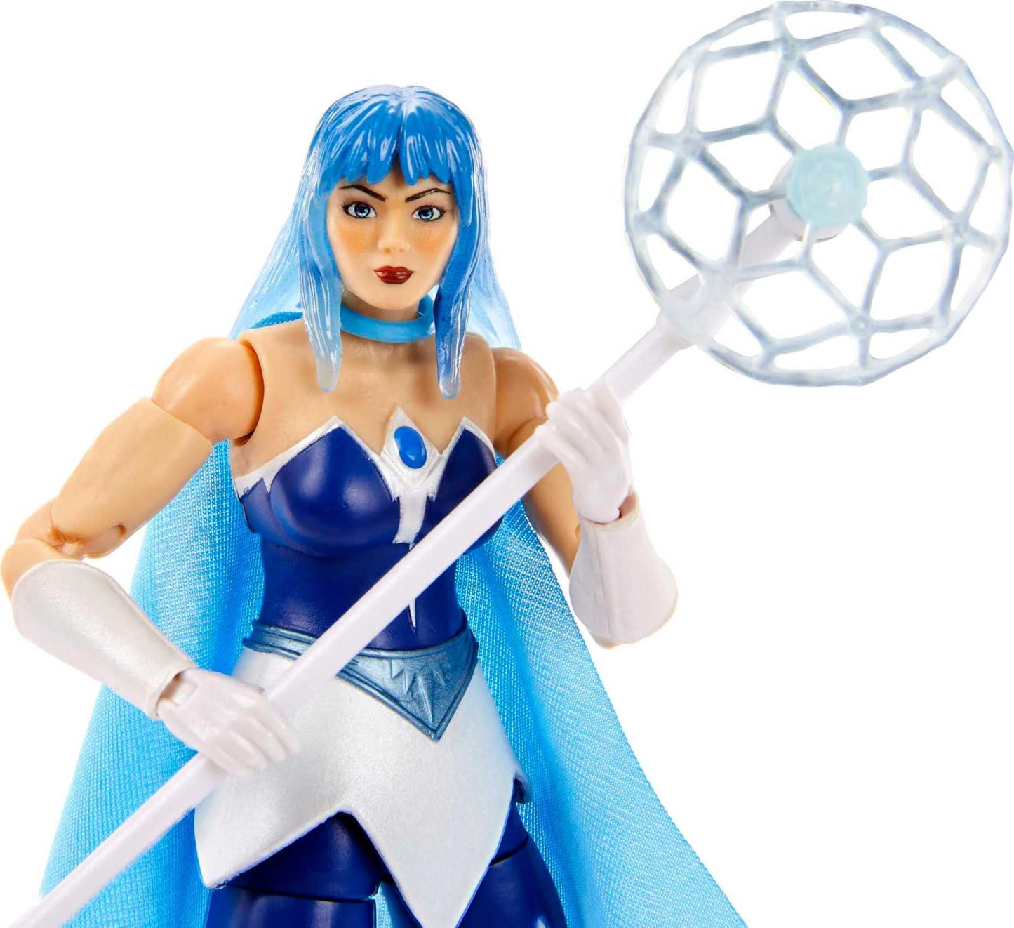 Masters Of The Universe Masterverse Action Figure & Accessories, Frosta Motu Collectible With Articulation & Swappable Parts, 7-Inch