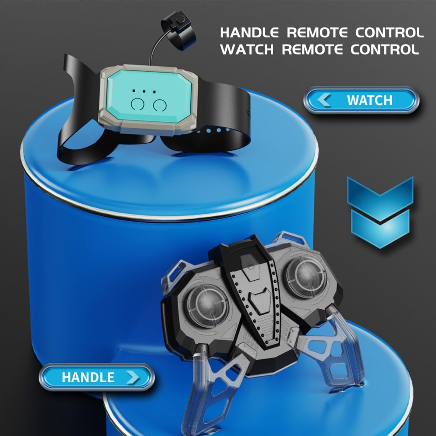 ATHLERIA Gesture Sensing Stunt Rc Cars, 2.4Ghz 8Wd Rechargeable Racing Drift Double-Sided Car, Hand Remote Control Crawler Toy f