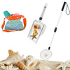 3Pcs Shelling Tools for Beach Include Beach Mesh Shovel, Sand Sifter with Extra Long Adjustable Handle and Mesh Beach Bag, Colle
