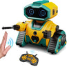 Dwirctoys Robot Toys,Remote Control Robot Toy With Led Eyes, Gesture Sensing,Recording Fuction,Dance,Music,Rc Robot For Kids Bir