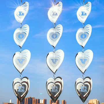 DREARK Wind Spinner for Outdoor & Indoor Decorations, Highly Reflective Double-Sided Bird Reflectors, Christmas Thanksgiving Orn