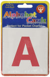 Hygloss Products Alphabet Cards For Pocket Chart, A-Z - Uppercase - 3' X 3' - 30 Qty