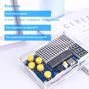 Soldering Practice Kits Diy Soldering Project Game Kit With 5 Retro Classic Games Soldering Electronic Kit For Stem Soldering Pr