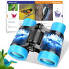 Dinosaur Binoculars Toys For Kids 3 4 5 6 Year Old Boys Girls Toddlers Blue Dino Binoculars Toys Bird Watching Outdoor Camping A