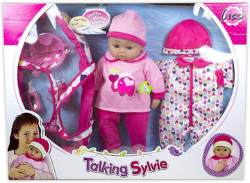 Lissi 16" Talking Baby Doll with Accessories - Multicolor, Model 94388