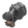 Yolococa Hippopotamus Hand Puppet Realistic Latex Soft Animal Toy Storytelling Role Play Party Supplies For Kids