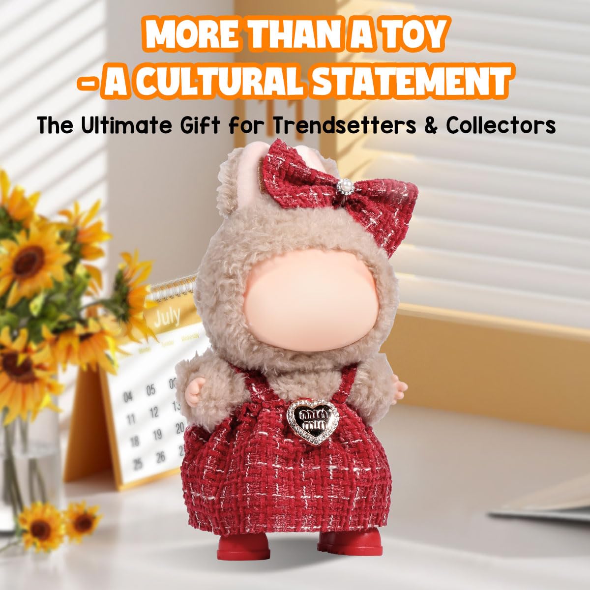 AICase for Labubu Clothes/for Labubu Outfits Clothes Set for 17cm Lububu Doll 2 Piece Set enhanced elegant Chic Dress Clothing for LA BUBU Girls Stylish Adorable Dolls Clothes Accessories (No Doll)_5