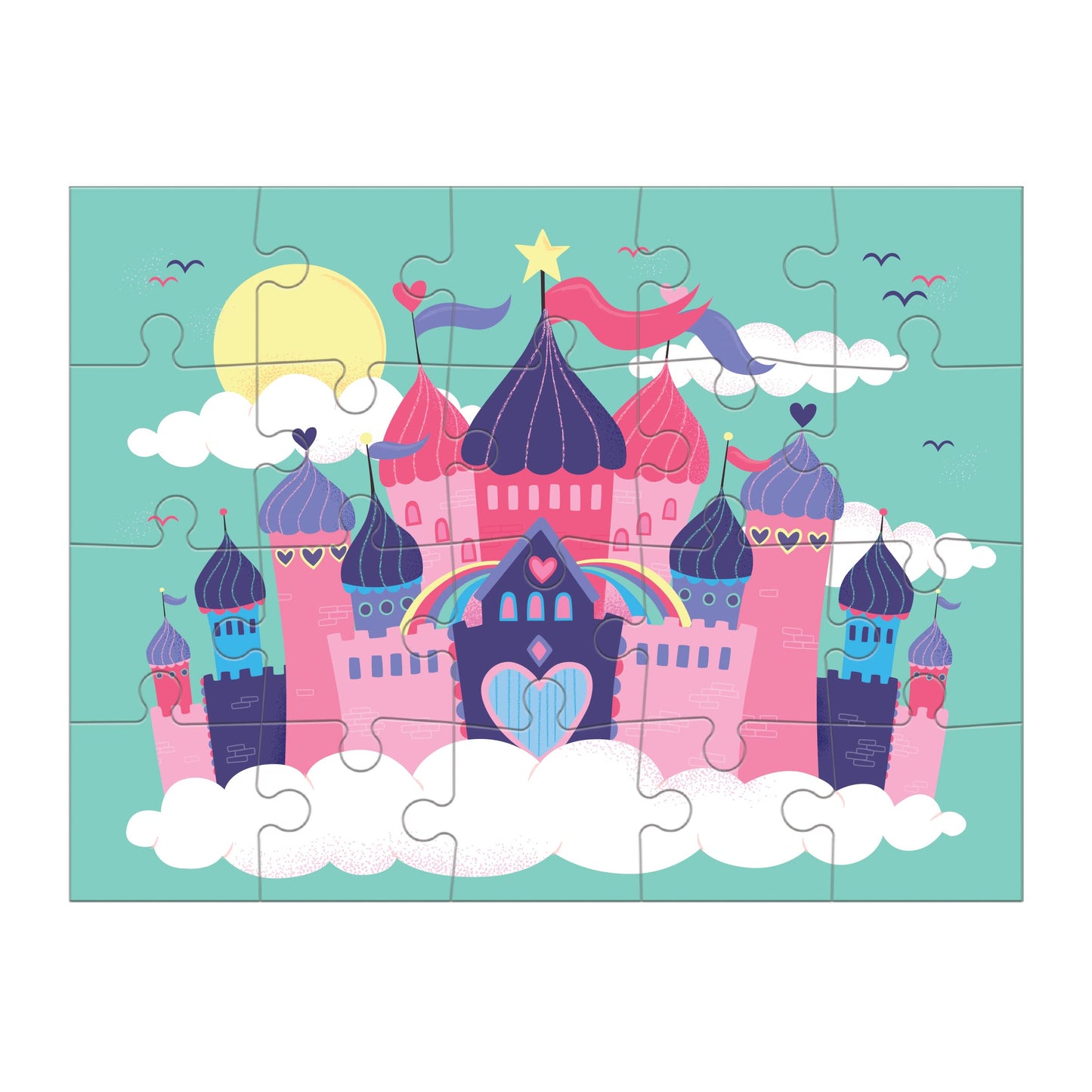 Mudpuppy Unicorn Magic Level Up! Puzzle Set From Mudpuppy, Includes 4 Jigsaw Puzzles With 16 – 28 Pieces, Features Enchanting And Magical Unicorns, Perfect For Ages 3+