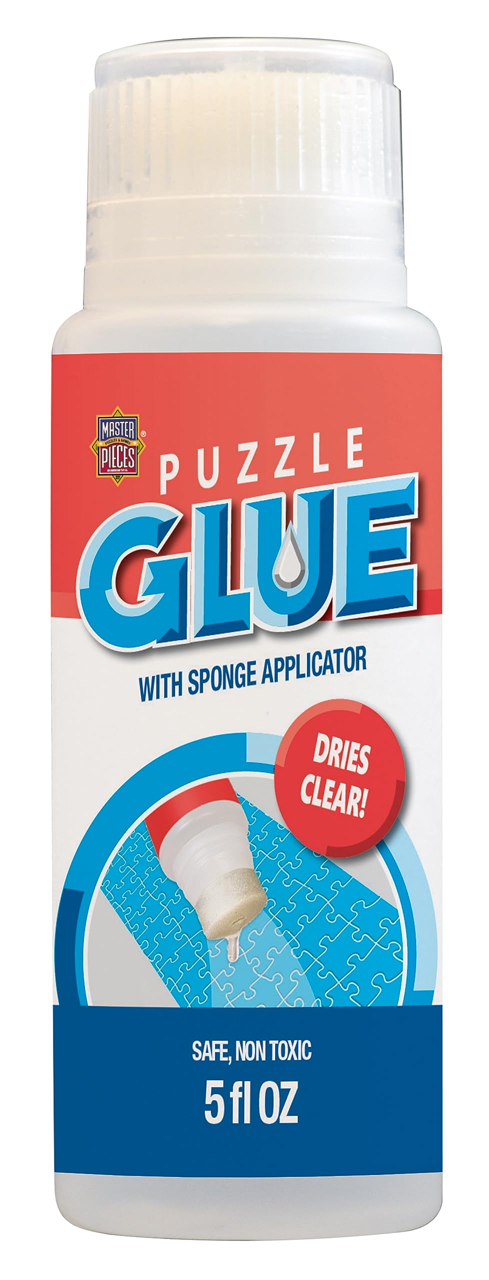 Puzzle Accessories - 5Oz Glue With Sponge Applicator