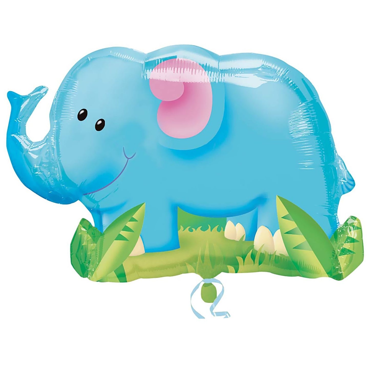 Jumbo Elephant Balloon - Mylar Jungle Elephant Party Balloon